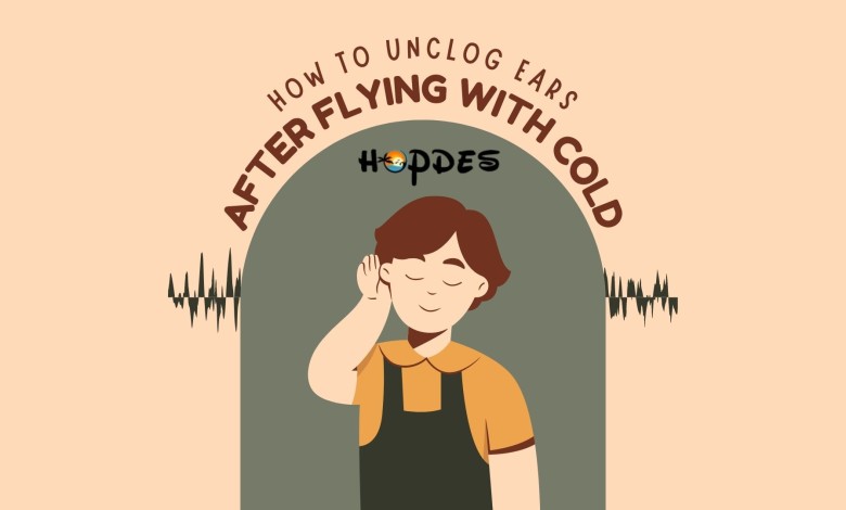 How to Unclog Ears After Flying With a Cold?