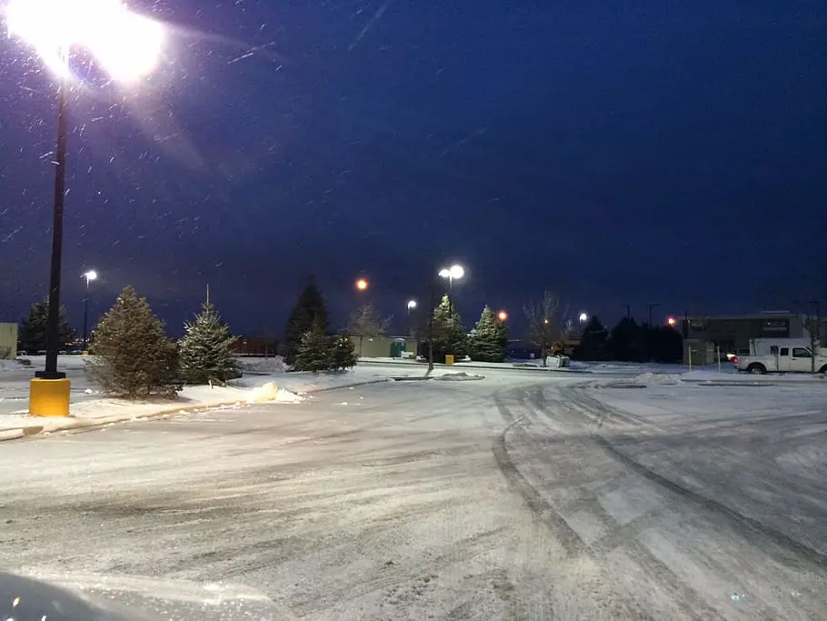 Snowy Night Colorado
