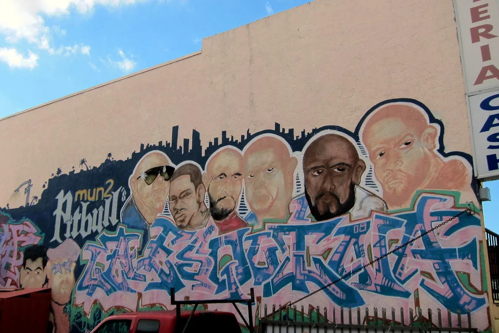 Mural Miami - Little Havana: Pitbull's La Esquina