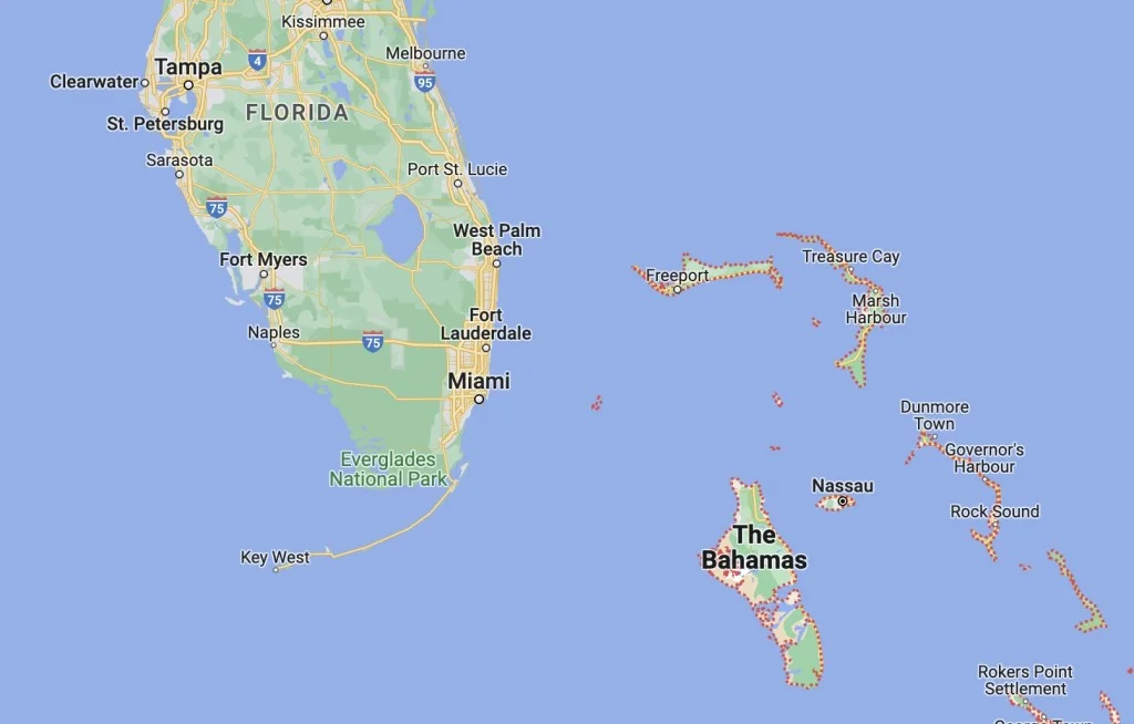  Bahamas Proximity to Florida