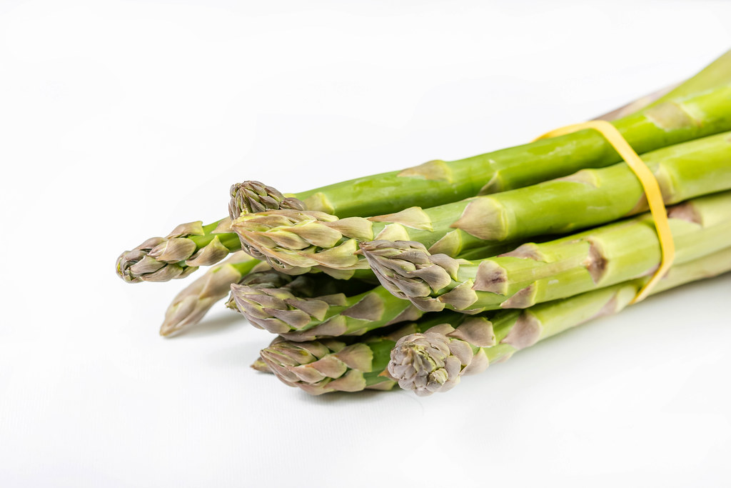 Closeup of Fresh Green Aspargus