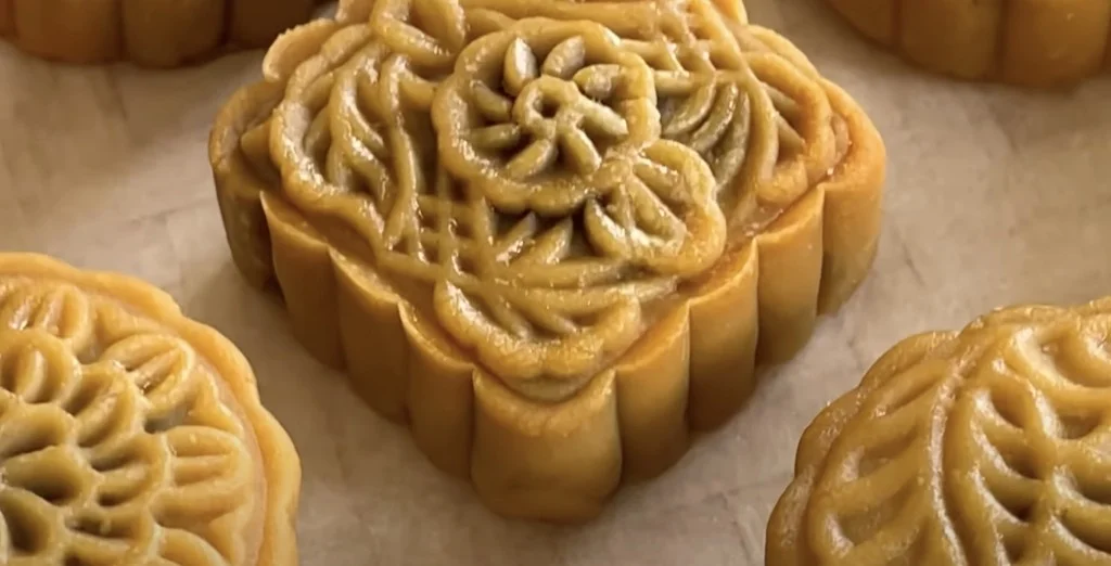 Red Bean Mooncake