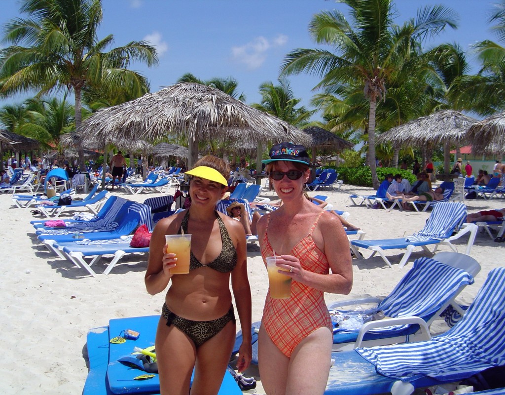 Bahamas Beach Drinks
