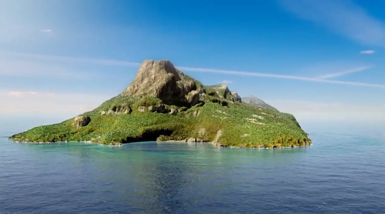 Mako island front view