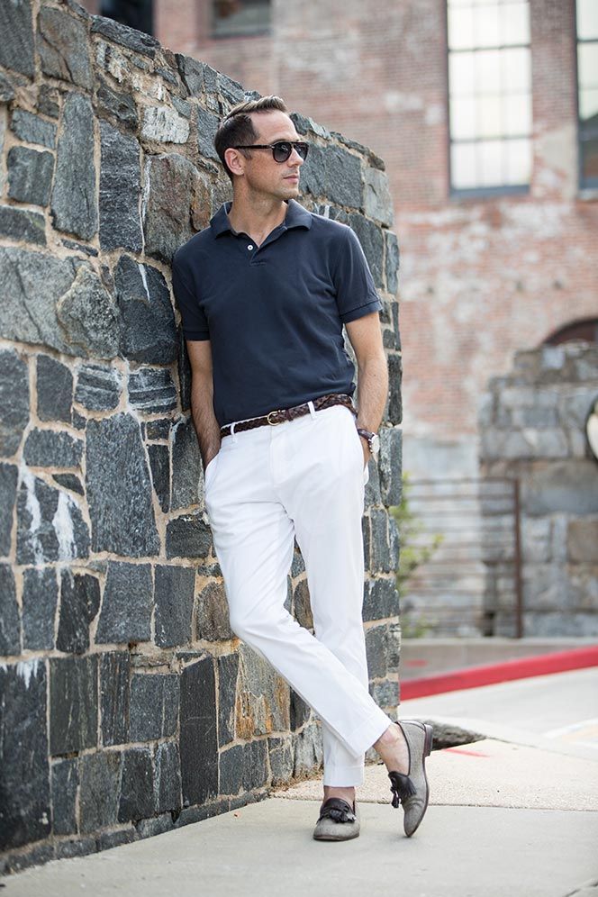 Polo Shirt With Slacks or Chinos